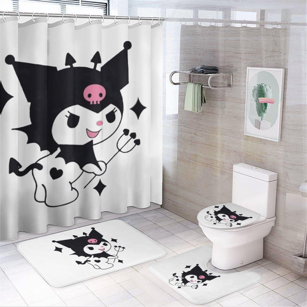 Amazon｜クロミ ちゃん マイメロディ シャワーカーテン お風呂カーテン