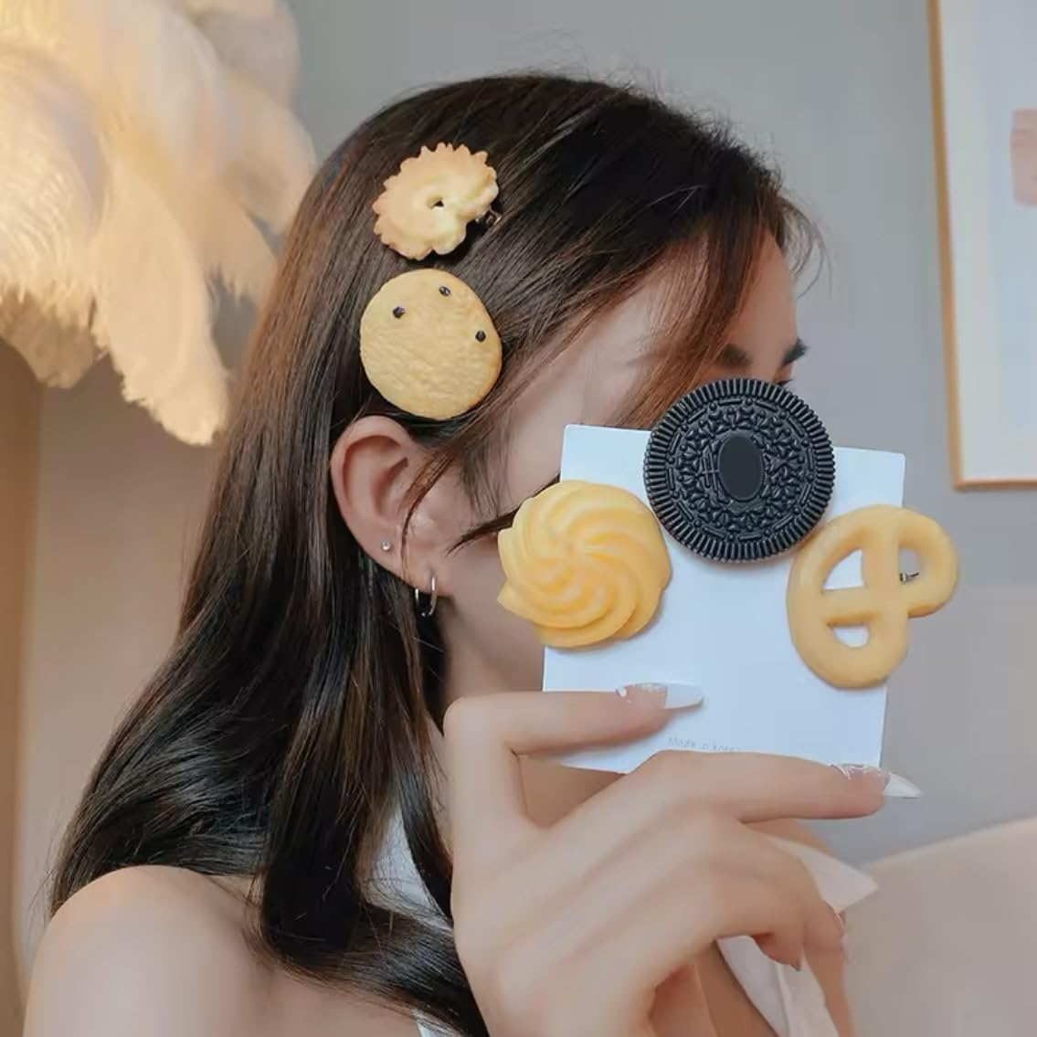 Amazon.co.jp: 【MateRial】ヘアアクセサリー クッキー ビスケット お