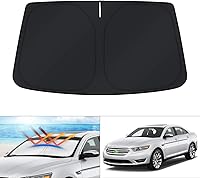 Vista 104 de KUST - Parasol para parabrisas para Chevy Equinox 2010–2017, accesorios para ventanas, funda solar plegable, bloquea los rayos UV, mantiene el coche