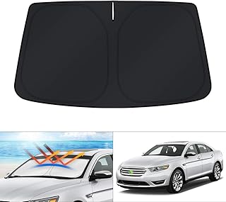 KUST Custom Fit Windshield Sun Shade for Ford Taurus 2013 2014 2015 2016 2017 2018 2019 Accessories Sunshade Sun Visor Protector Foldable Blocks UV Rays Keep Your Car Cooler