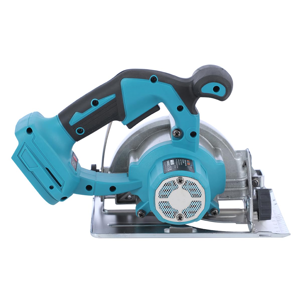 Sega Circolare a Batteria KATSU FIT-BAT 21V, Sega Circolare Elettrica da 5" con Motore Brushless, 13000RPM, Profondità di Taglio 30mm, Lama da Taglio 125mm Inclusa, senza Batterie 102794