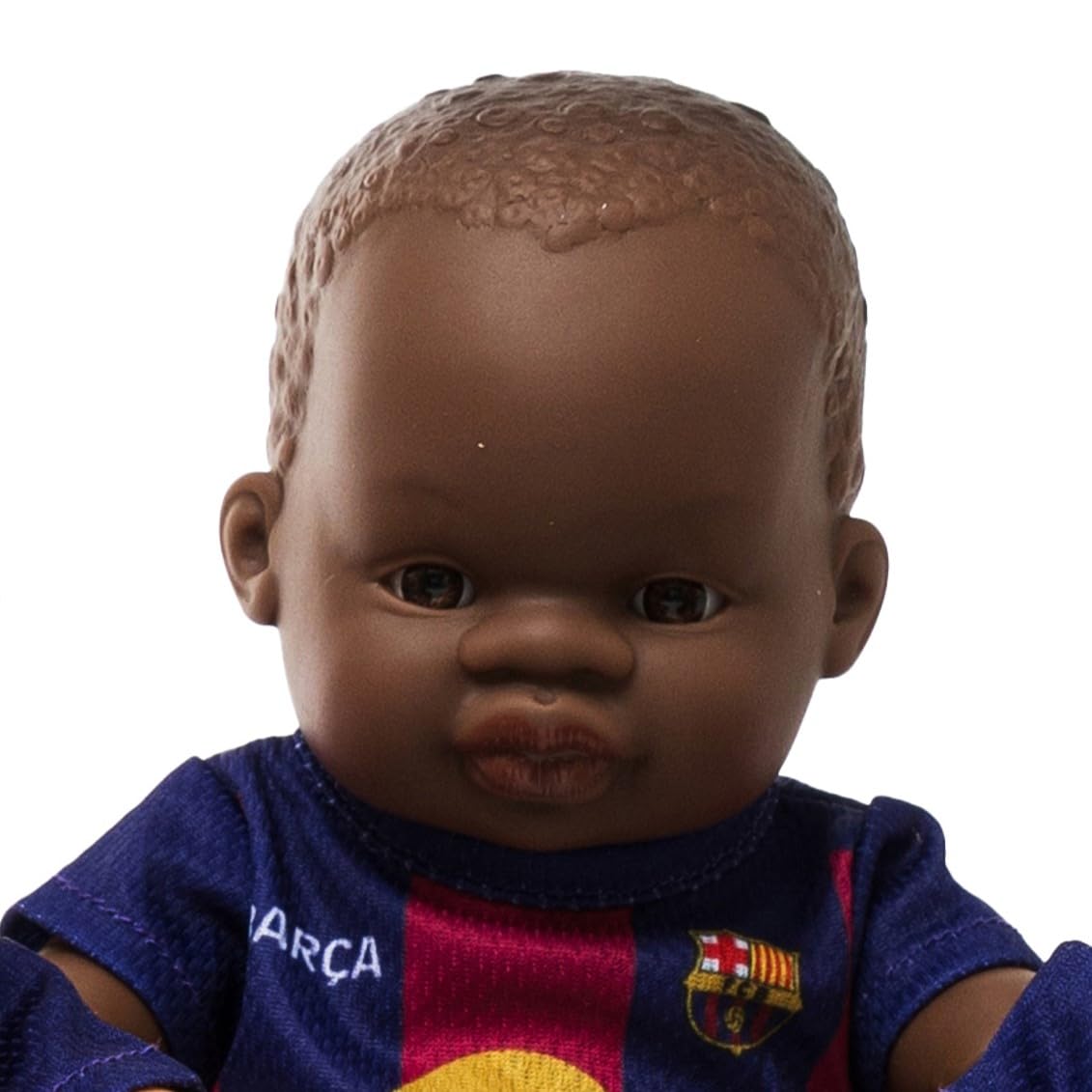 Miniland FC Barcelona Doll 21 cm with Official Blaugrana Kit, Articulated and Collectible Barça Football Doll - Image 2