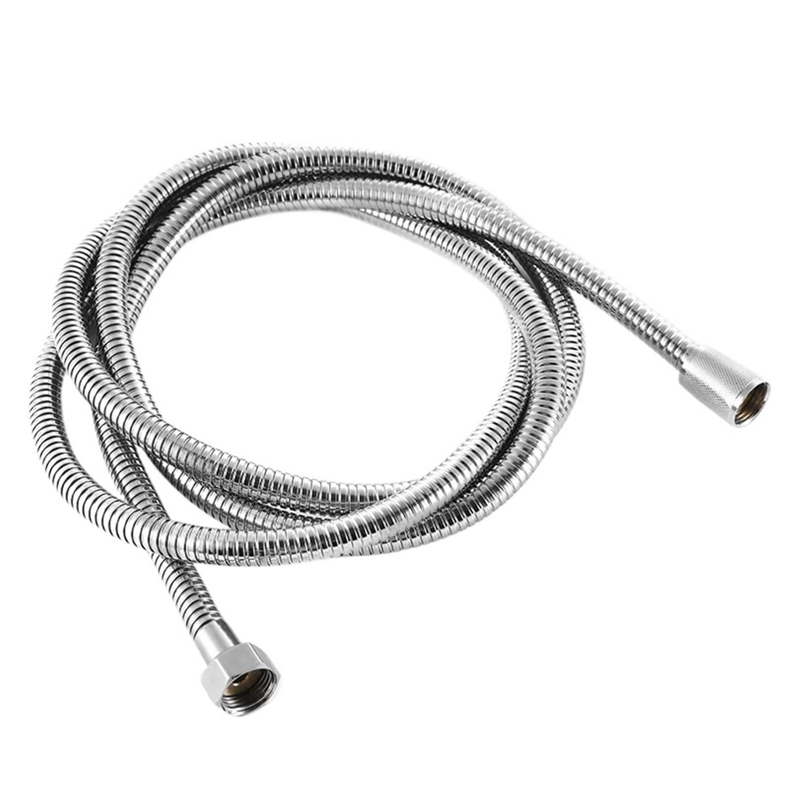Rury karbowane ze stali nierdzewnej 304 i TPV | 2 m/2,5 m/3,0 m Łazienka Prysznic Podłączenie podgrzewacza wody: Wąż ze stali nierdzewnej(Chrome,3.0m)