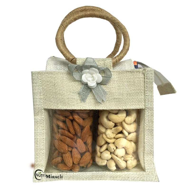 Image of NUTRI MIRACLE Christmas & New Year Festive Box | Dry Fruits Hamper for Celebration Time