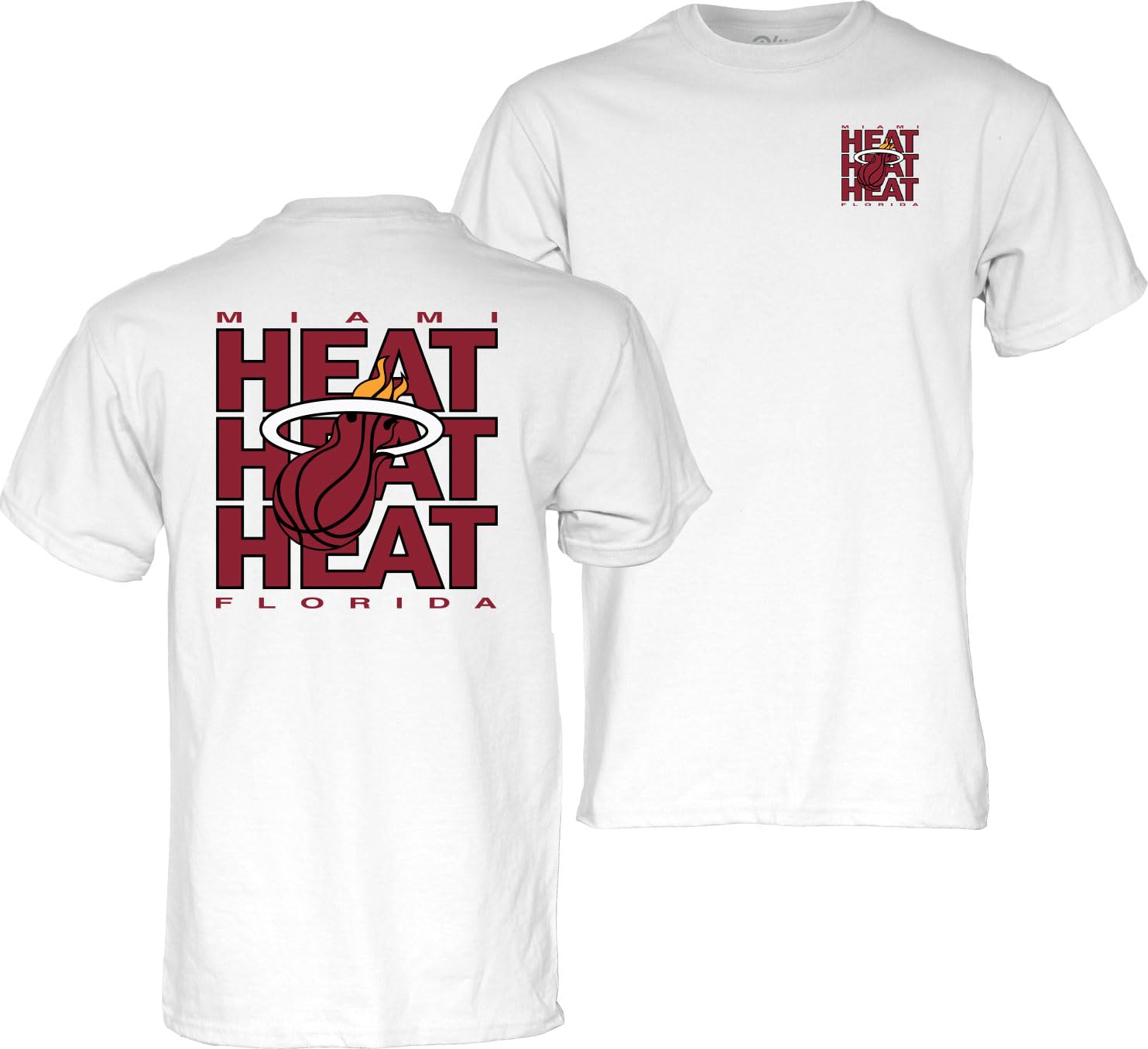 Blue 84 NBA Officially Licensed T-Shirt Front/Back Press White