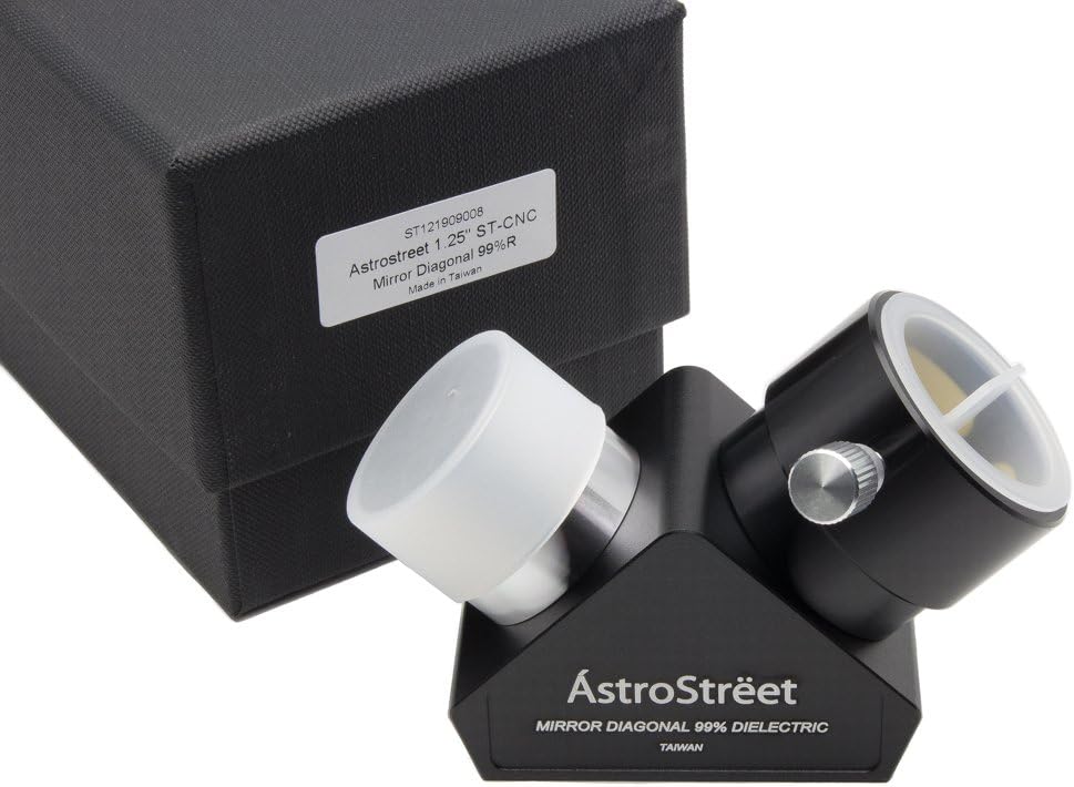 1.25" 90-deg 99% Dielectric Mirror Diagonal with Compression Ring