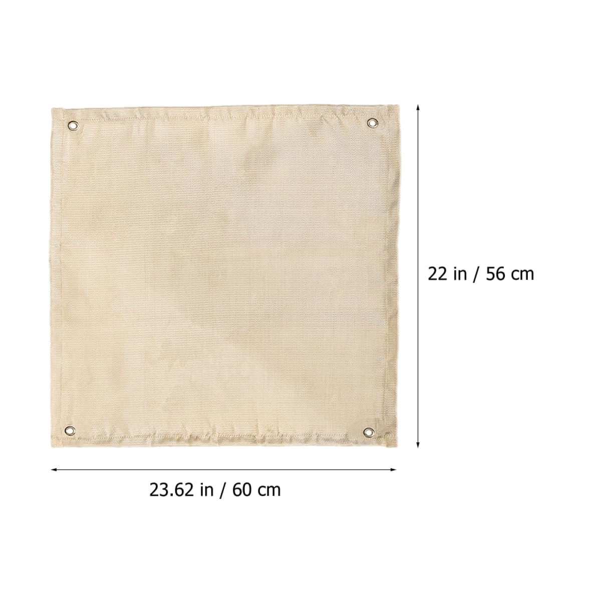 BESPORTBLE 4 Pz Panno ignifugo da Campeggio antincendio Coperta antifiamma Accessori da Campeggio Tavolo da Coperte Tappetino ignifugo per sotto braciere Coperta da falò Fibra di