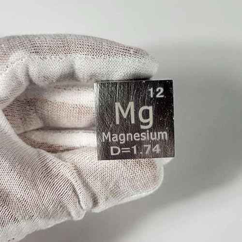 Miniatura 154 de Cubo de metal cobalto de 0.39 pulgadas (0.394 in) hasta un 99.9% puro elemento de tabla periódica de densidad grabada, colección de bloques