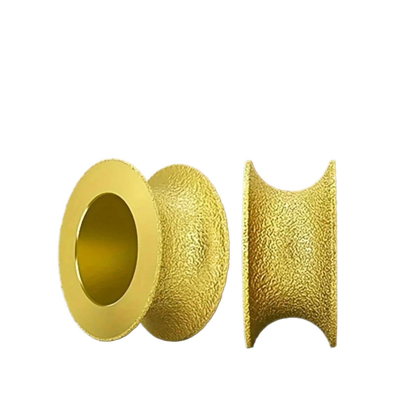 Schleifscheibe für Kantenprofile 1 Stück gelötete Diamant-Rundpolierscheibe, 20 mm Bohrungsdurchmesser, Keramikkantenscheibe(15mm)