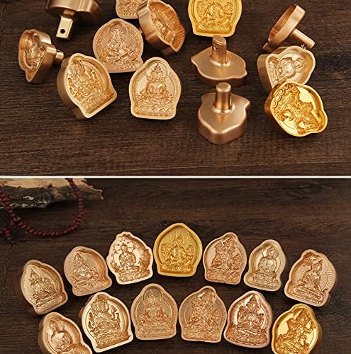 Miniatura 7 de Molde TSA TSA - Amitayus - Molde de estatua de Buda de cobre para escultura de arcilla - Arte y artesanía budista tibetana - Elige entre 15 tipos de