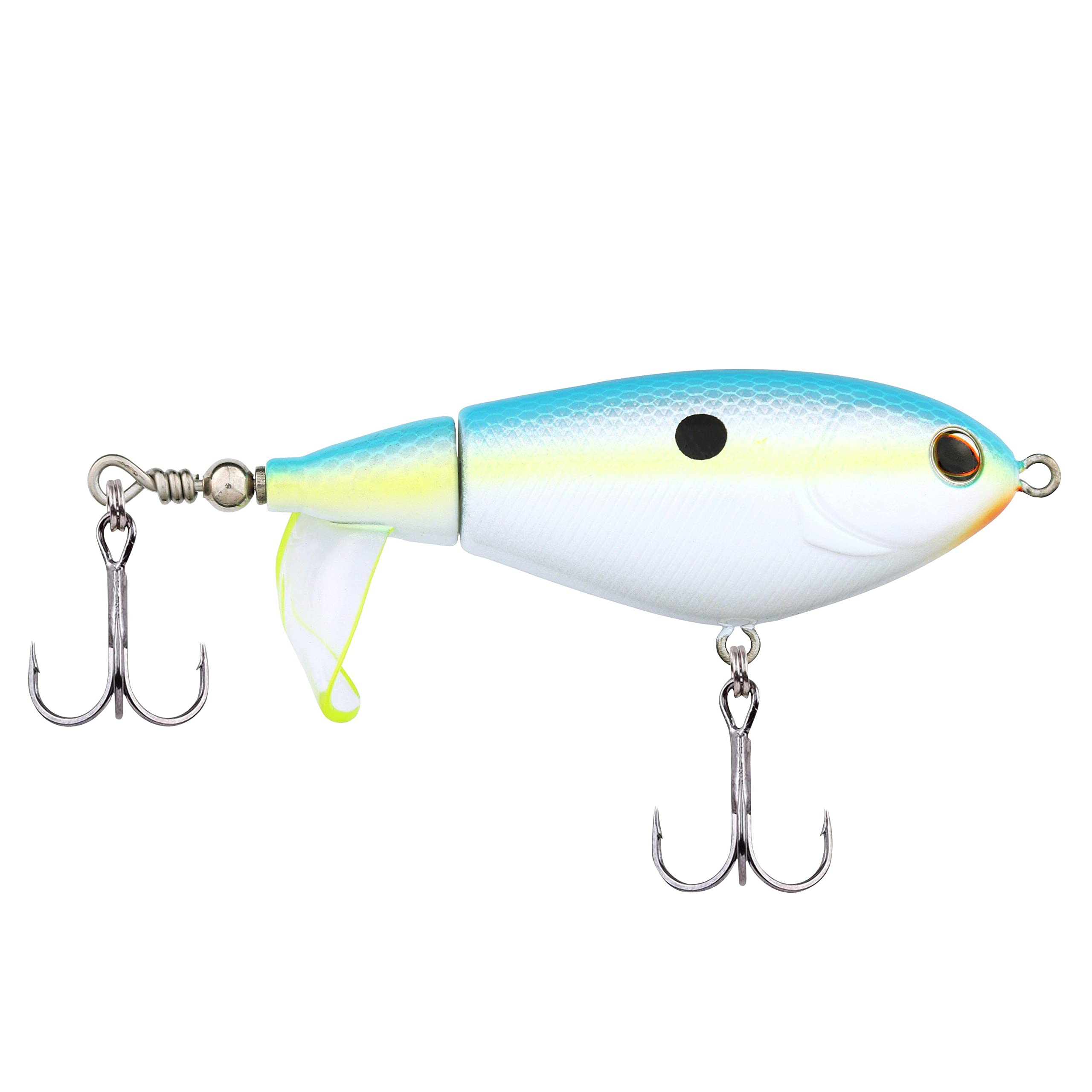 Berkley Choppo Topwater Fishing Lure – Easy-to-Use Prop Bait for Bass and Predatory Fish, Creates Maximum Surface Disturbance and Noise – 7.5cm / Sexy Back