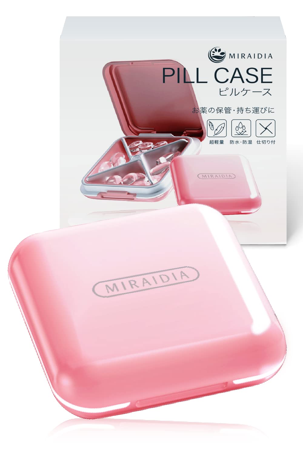【専用】おくすり屋さんピルケース　チェック　ピンク Amazon.co.jp: ピルケース 【薬剤師監修】 薬ケース サプリメント