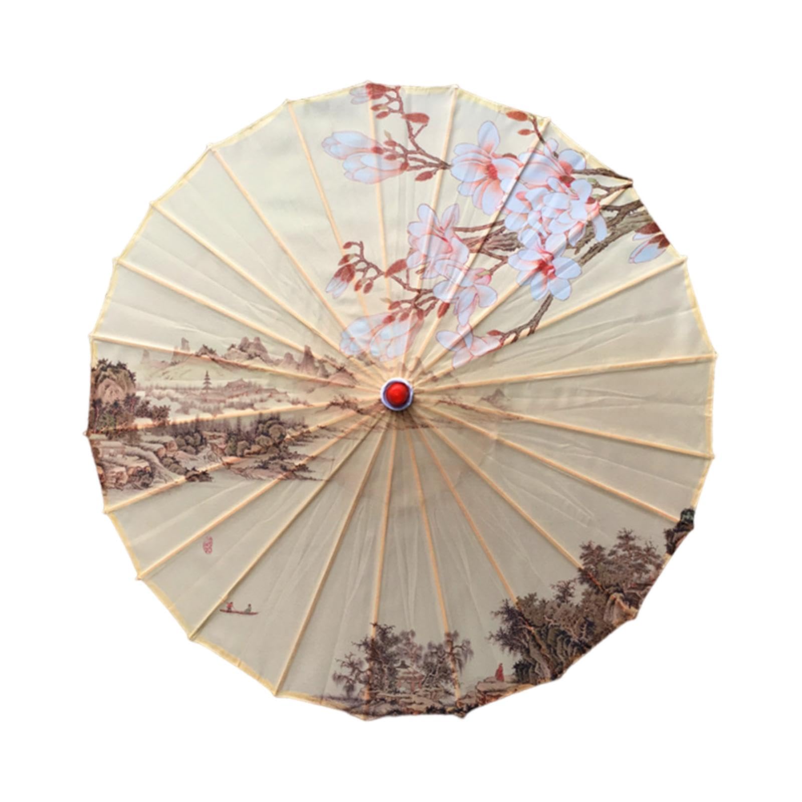 Tltlt J Oiled Paper Umbrella Oriental Parasol Art Dance Umbrella For Wedding Events Photo Prop Party, A(J)