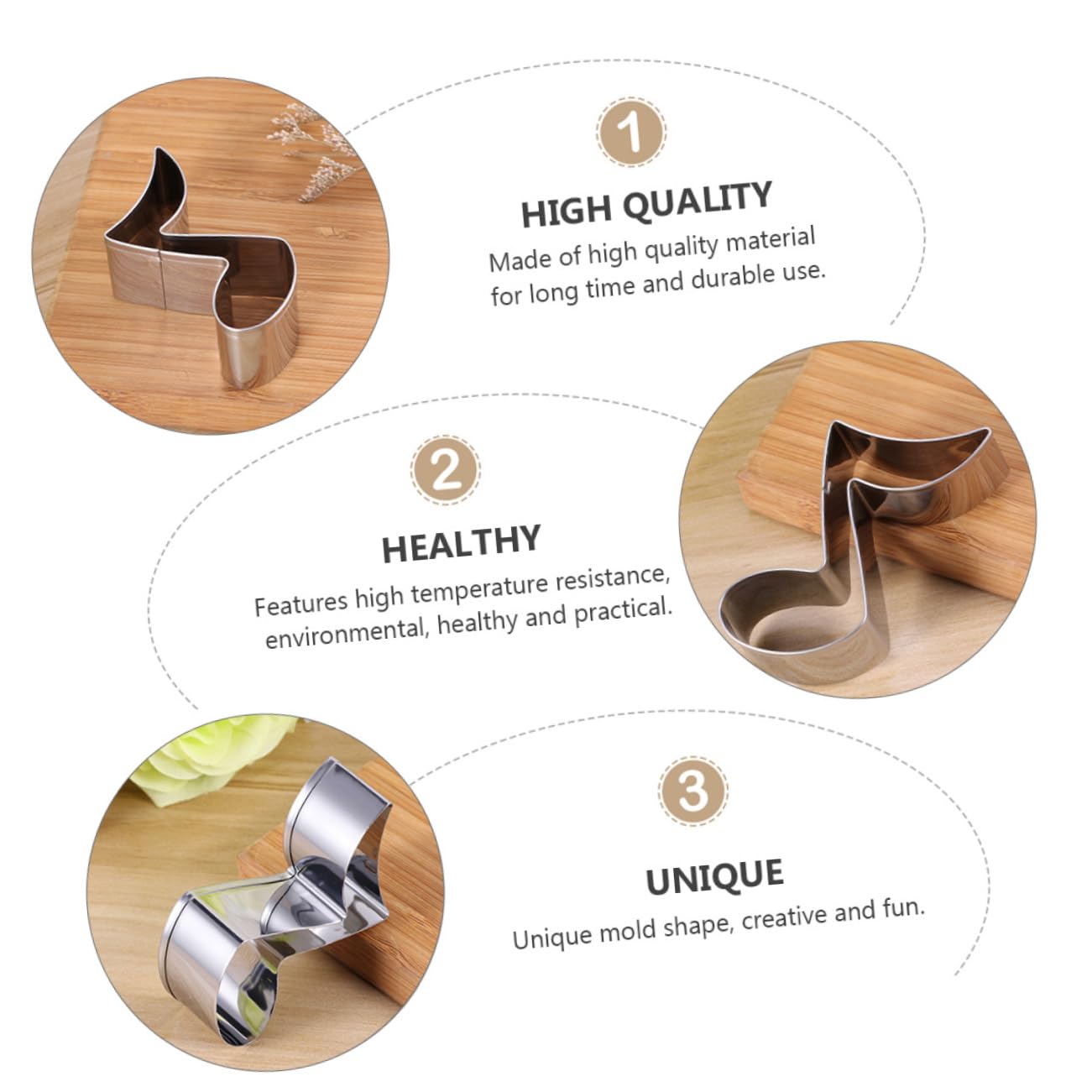 MAGICLULU 30pièces Emporte Forme De Notes pour Gâteaux Et Biscuits Ustensiles De Pâtisserie Et Décoration De Gâteaux