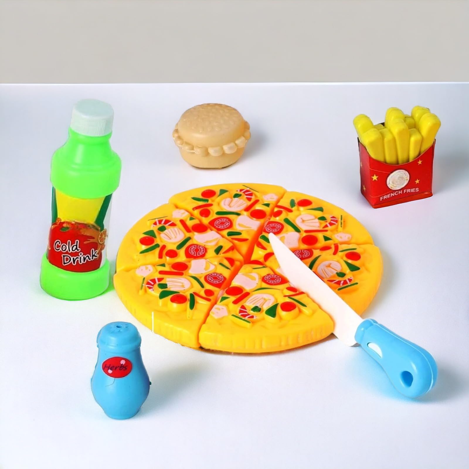Sabirat Best Realistic Burger, Pizza Cutting, Drinks Play Set for Kids [Pack of: 1 Set] (B0CS67SFYK) Amazon Price History, Amazon Price Tracker