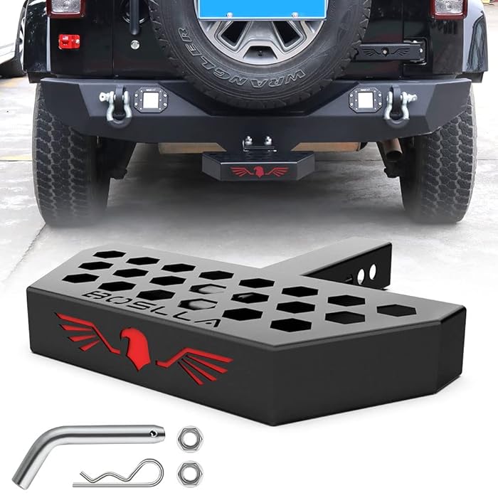 Buy boslla Hitch Step Bumper Guard Universal Fits 2" Trailer Hitch