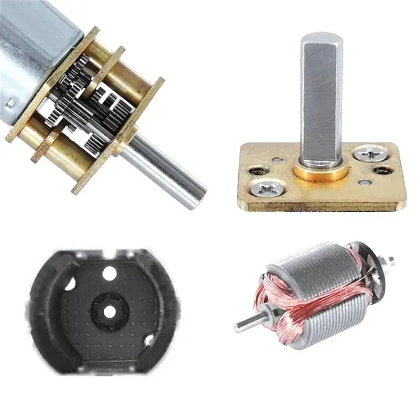 GA12-N20 Metal Gear DC 3 V 6 12 Motor 300-1000 RPM Motoriduttore ruota 1 pz(30RPM-12V)