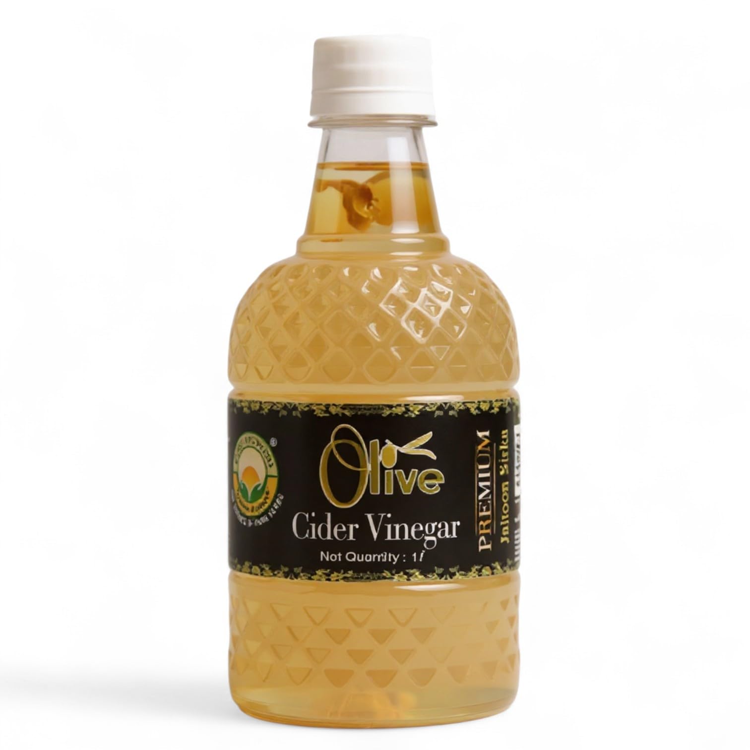 Olive Cider Vinegar with Mother of Vinegar – 1 Litre | Premium Jaitoon Sirka | Natural Wellness Tonic | Daily Detox, Metabolism & Digestive Support | Raw & Unfiltered Vinegar