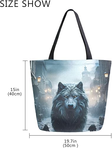 Vista 38 de ALAZA Bolsa de lona grande reutilizable con asas, resistente, lavable, Multi 19