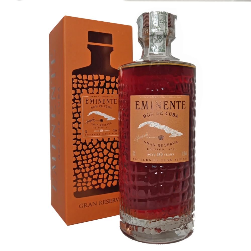 Eminente Ron De Cuba Gran Reserva 10 anni French Oak Finish ASTUCCIATO, 700 ml