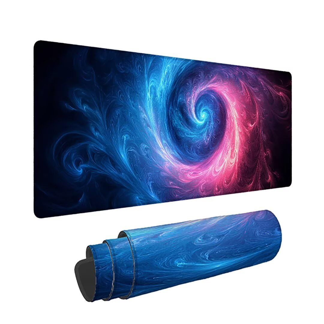 Podkładka pod mysz XXL krajobraz - 1600x800x3mm - wielokolorowa duża mata na biurko z przeszytymi krawędziami i antypoślizgowa wodoodporna do komputera, przenośna poprawia precyzję i szybkość -36276