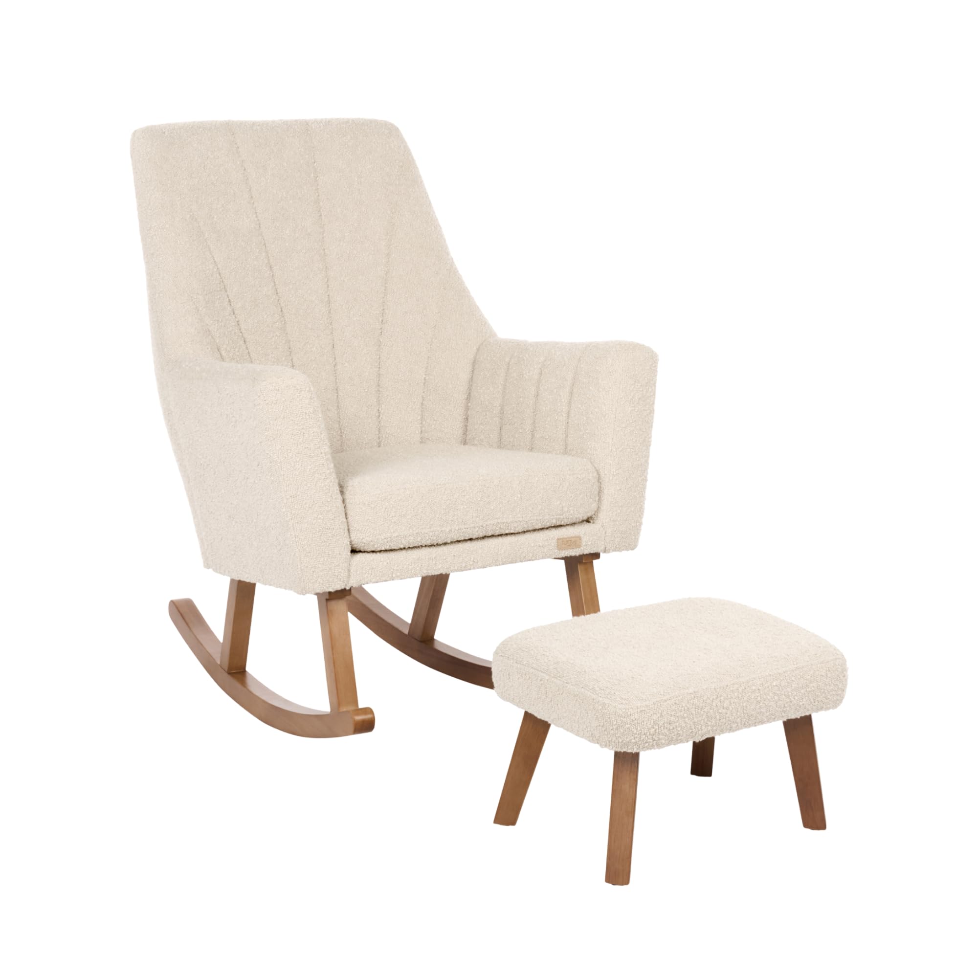 Tutti Bambini Jonah Luxe Boucle Nursing Chair - Mushroom