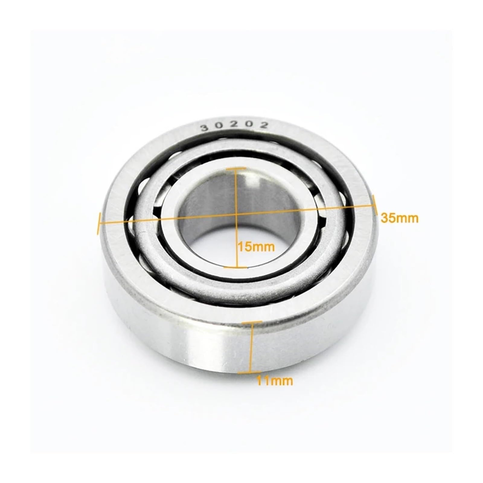 2 pièces roulements à Rouleaux Coniques 30202 30203 30204 30205 30206 30207 diamètre intérieur 15 mm 20 17 20 25 30 35 mm roulements Coniques(30202 15x35x11mm)