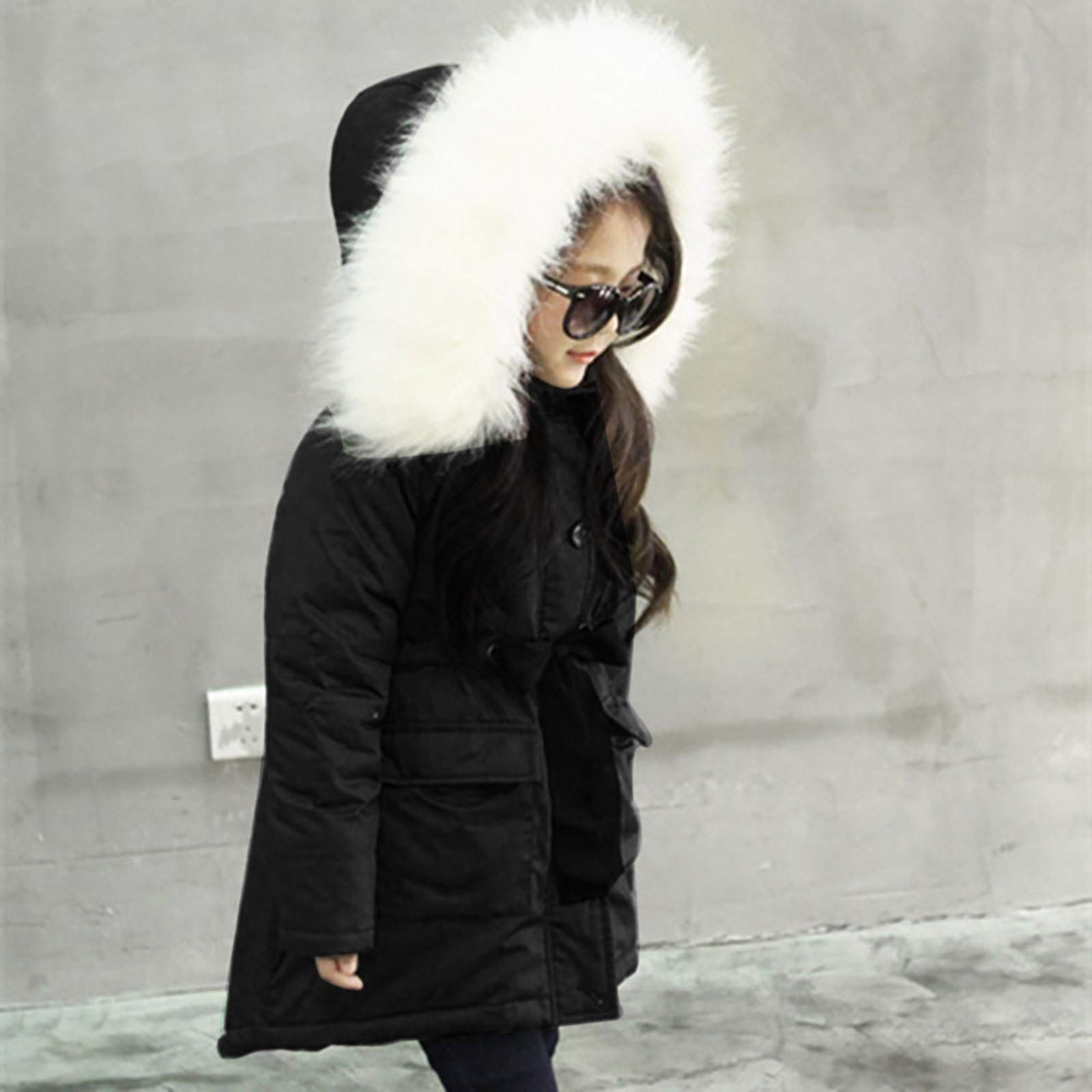 Cappotto per bambini con cappuccio, giacca invernale in cotone, giacca invernale per bambini, cappotto con cappuccio, giacca calda parka per bambini