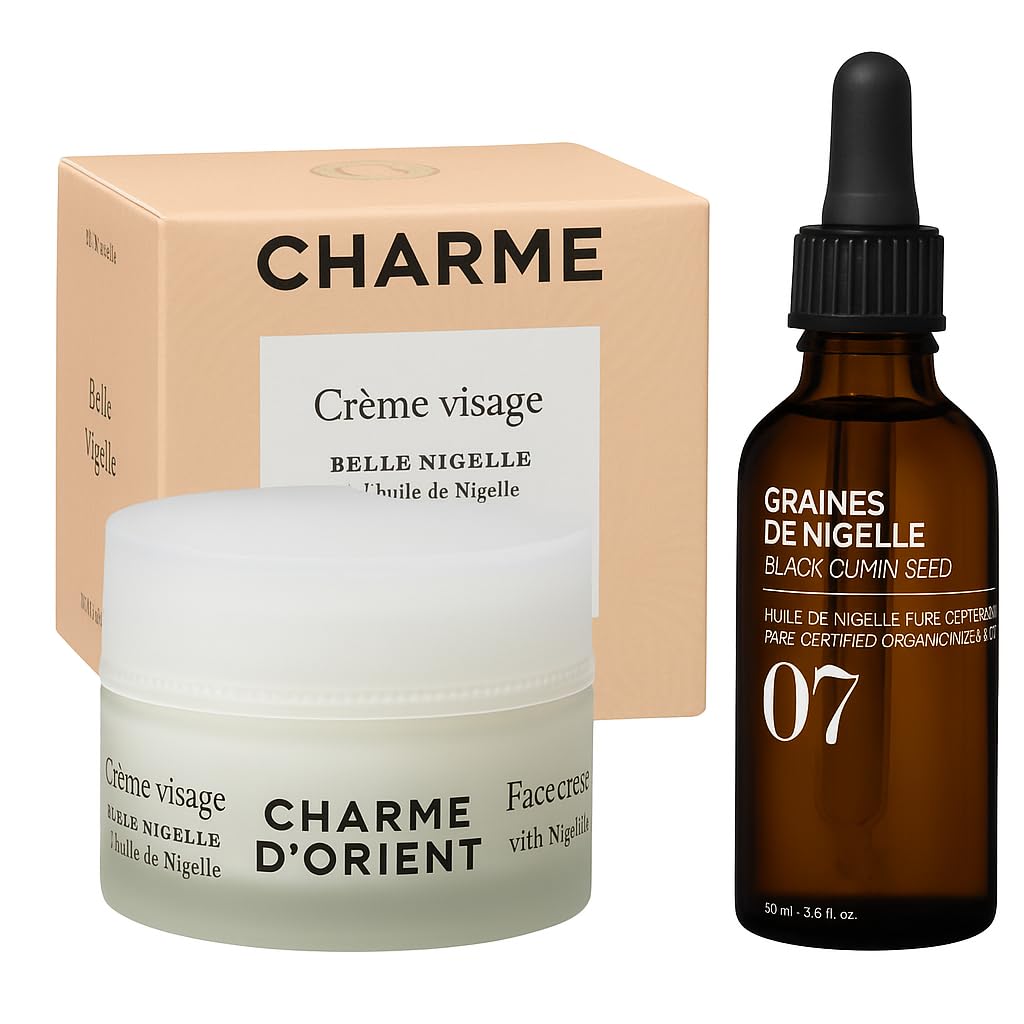 Duo Belle Nigelle – Crème Visage & Huile Pure de Nigelle