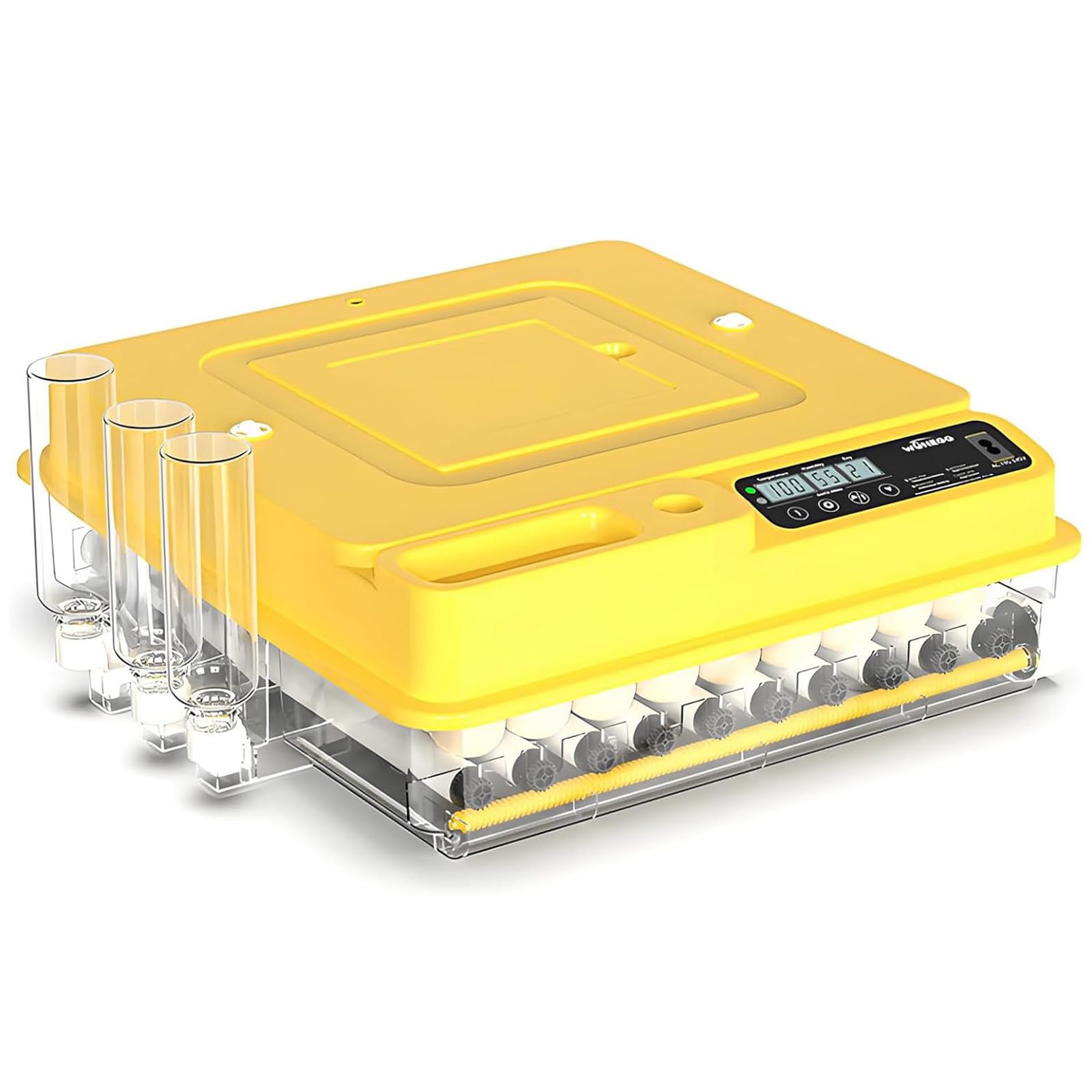 Incubadora Profesional con llenado automático de Agua, Contador de días, ovoscopia y Control climático Completo para máxima tasa de eclosión 48Eggs