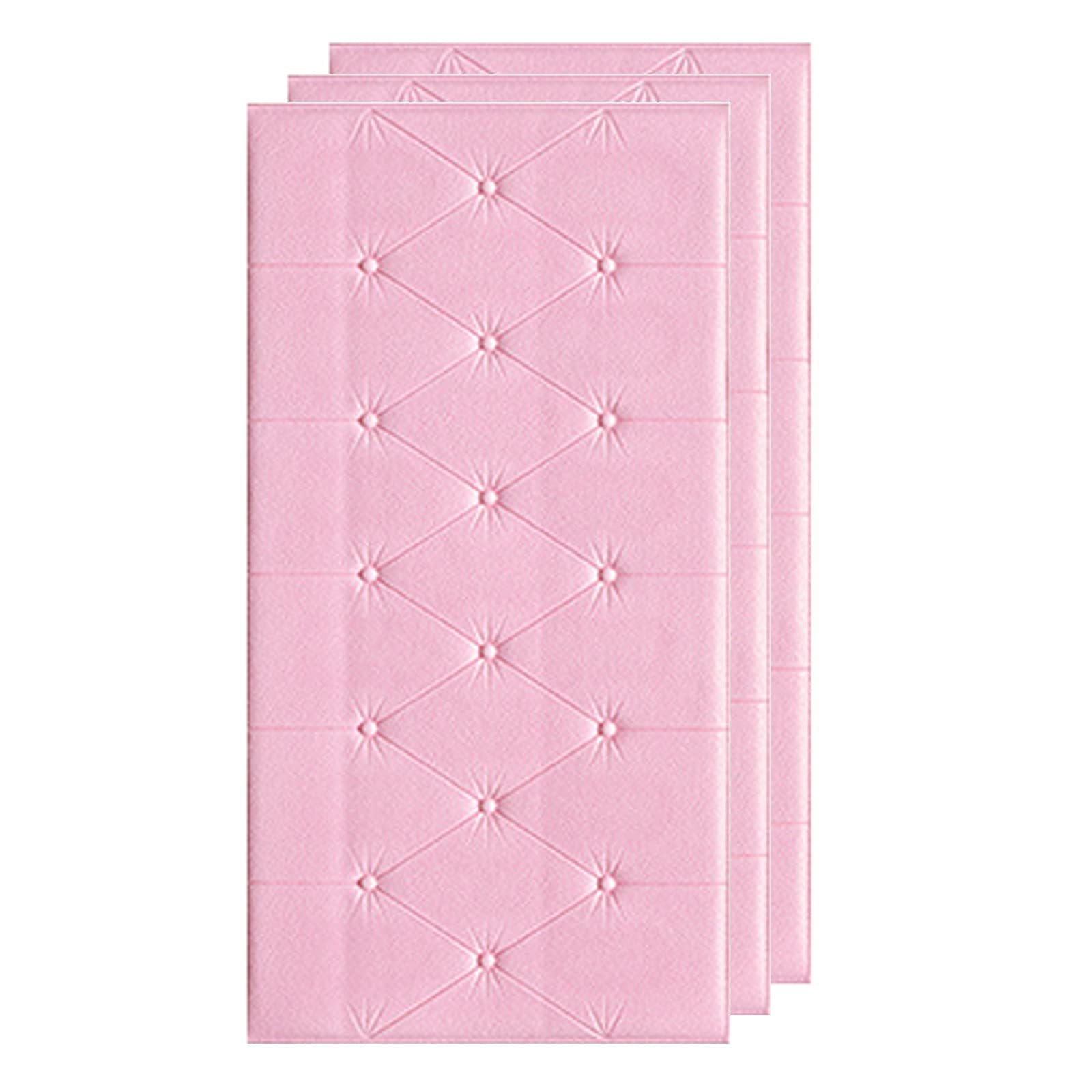 5 Stück 3D Wandpaneele Selbstklebend - Wandpolsterung Für Kinderzimmer & Wohnzimmer