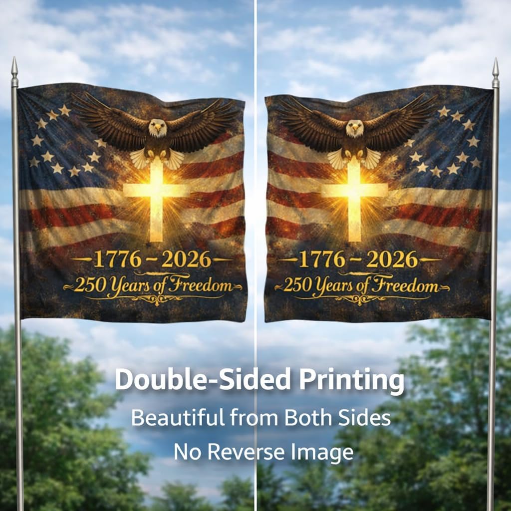 America 250 Flag – 250th Anniversary USA Double Sided 3-Ply Outdoor Flag, We The People 1776-2026 Patriotic Yard & House Banner for 4th of July (5, 3X5) - Image 6