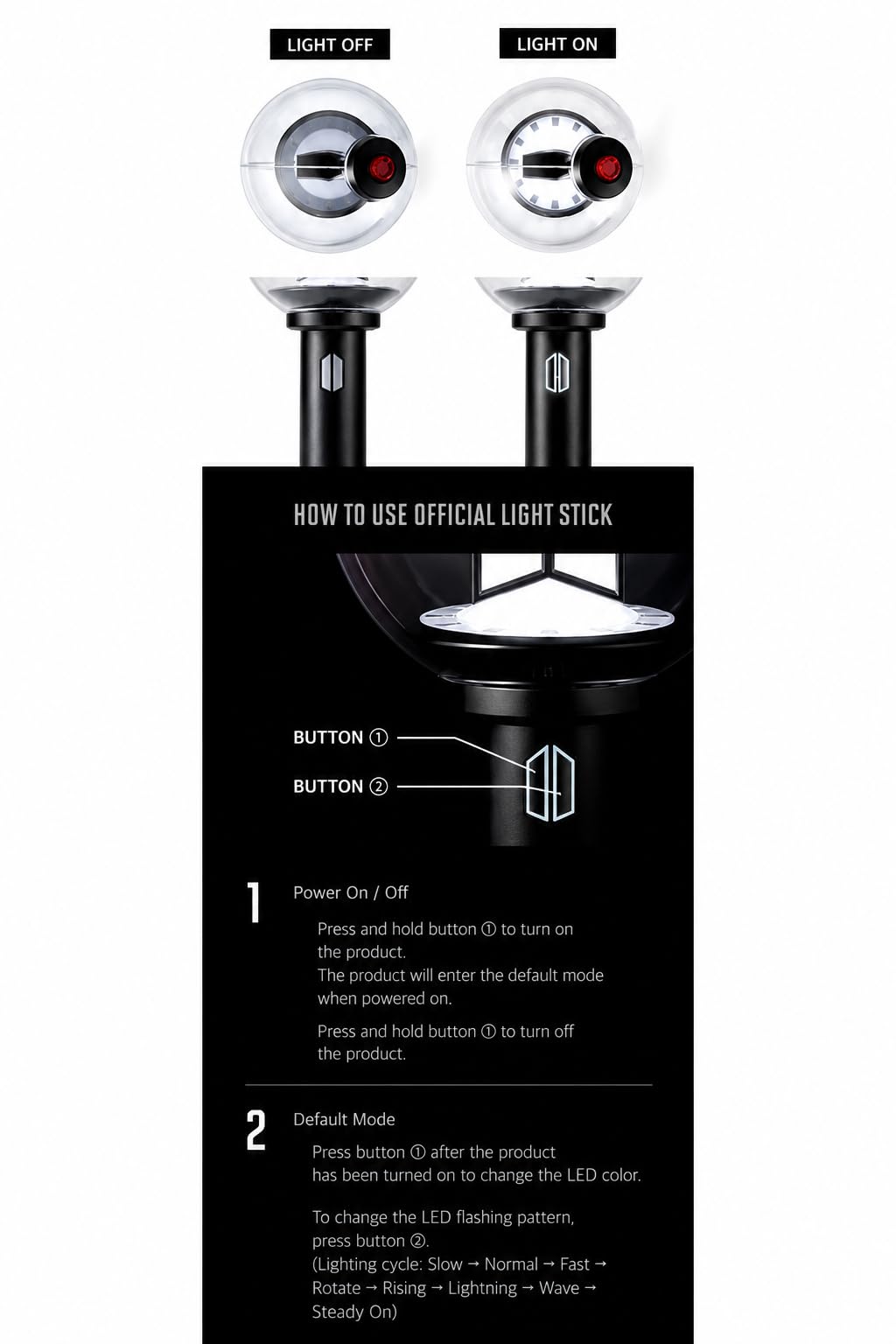 Amazon.com: KPOP HEAVEN B.T.S Official LIGHTSTICK VER.4 + 7