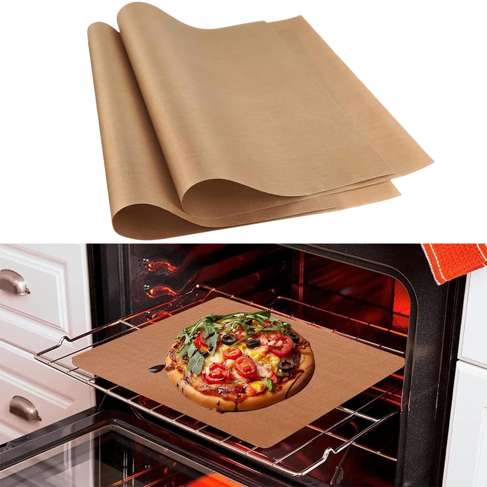 Obbattu Sheet Reusable Heat Resistant, 2pcs Roti Making Sheet, Waterproof Baking and Cooking Mat, Washable Roti Mat, Oven Mat, Barbecue Grill Mat (Pack of 2 Sheet, 40 * 30cm Each)