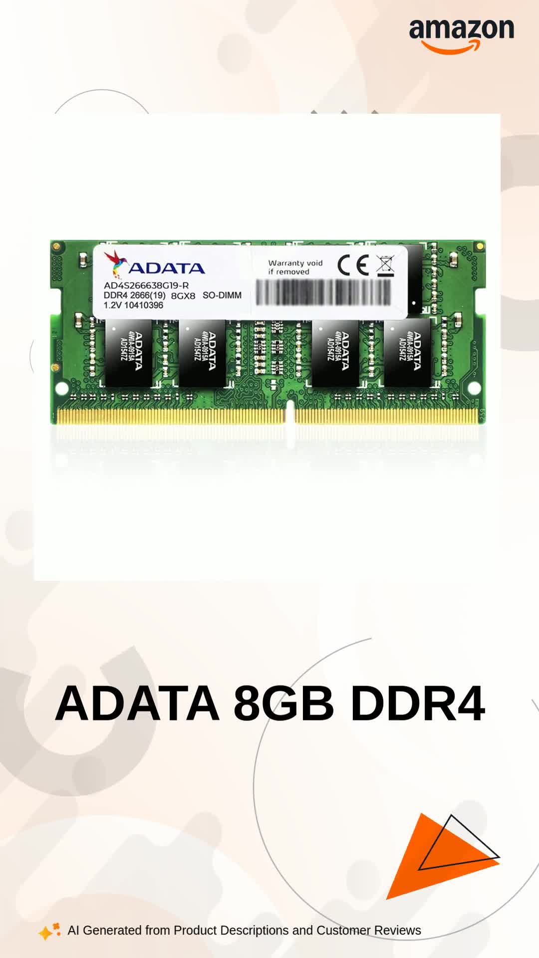 ADATA 8GB DDR4 Laptop Memory