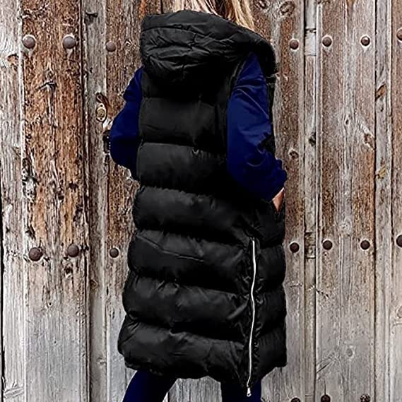 BESTORI Donsvest, gewatteerd vest voor heren en dames