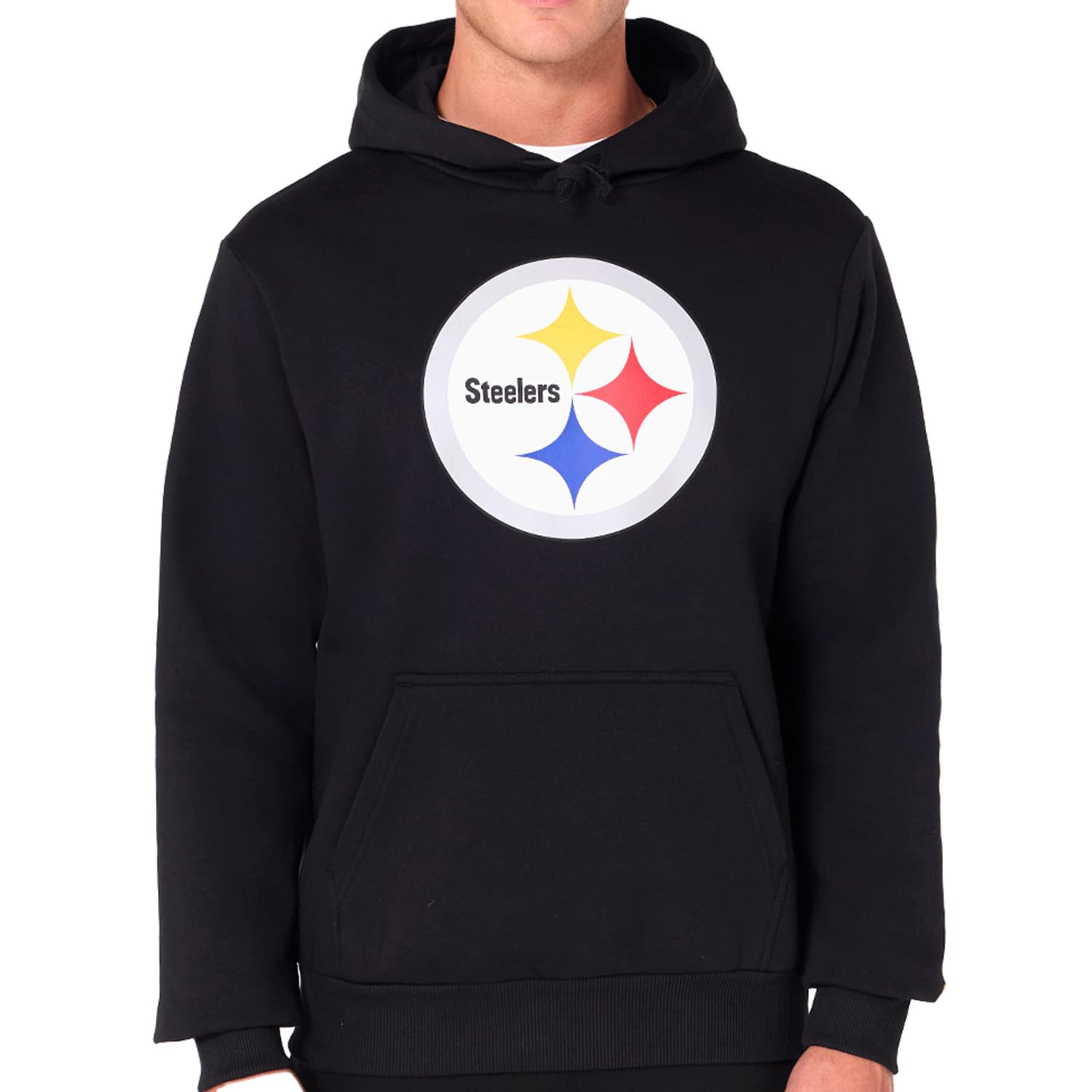 New Era Pittsburgh Steelers NFL Team Logo Hoody Black Hooded Jumper