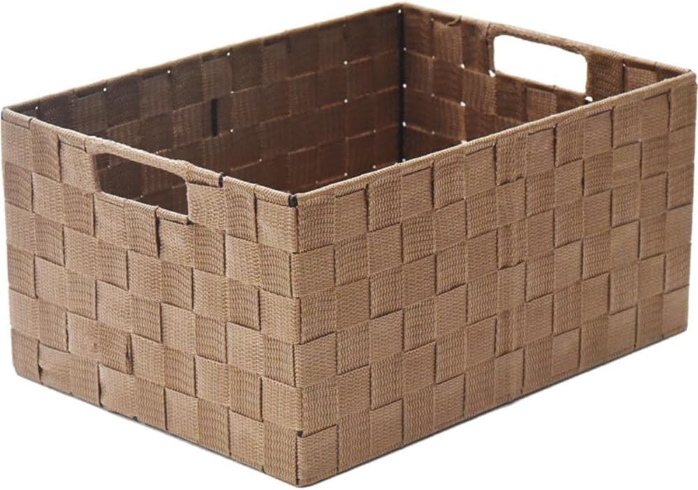 収納容器 クローゼットバスケット整理衣類、書籍、雑貨、おもちゃ (35.5*25*17.5cm)