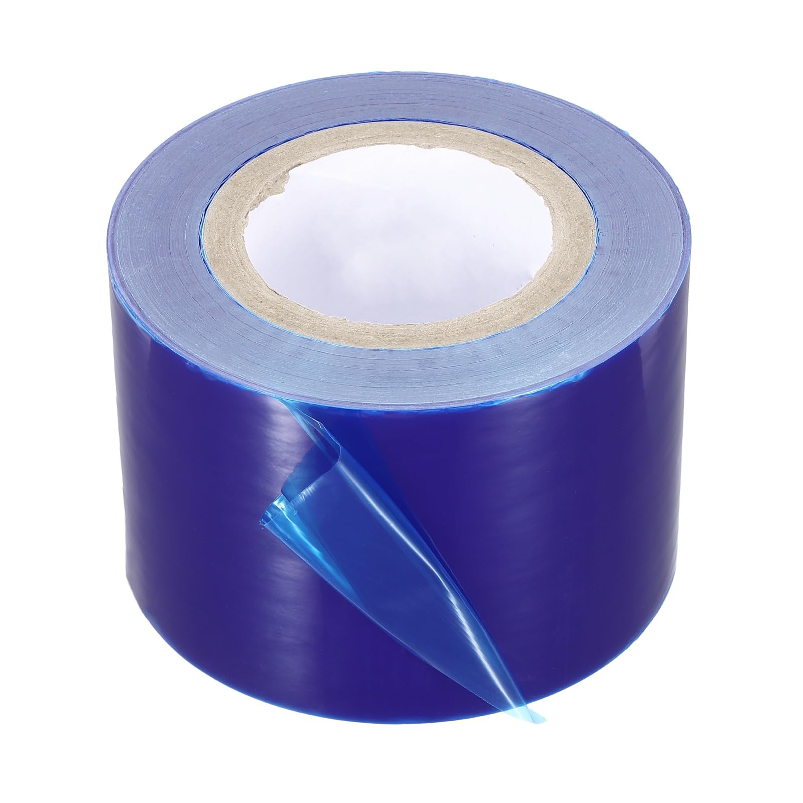PATIKIL Removable Protective Film Tape, 10cm Width x 200m PE Surface Protective Scratch Film Tape Roll for Furniture Electrical Appliances Plastic Hardware Low Stickiness, Blue