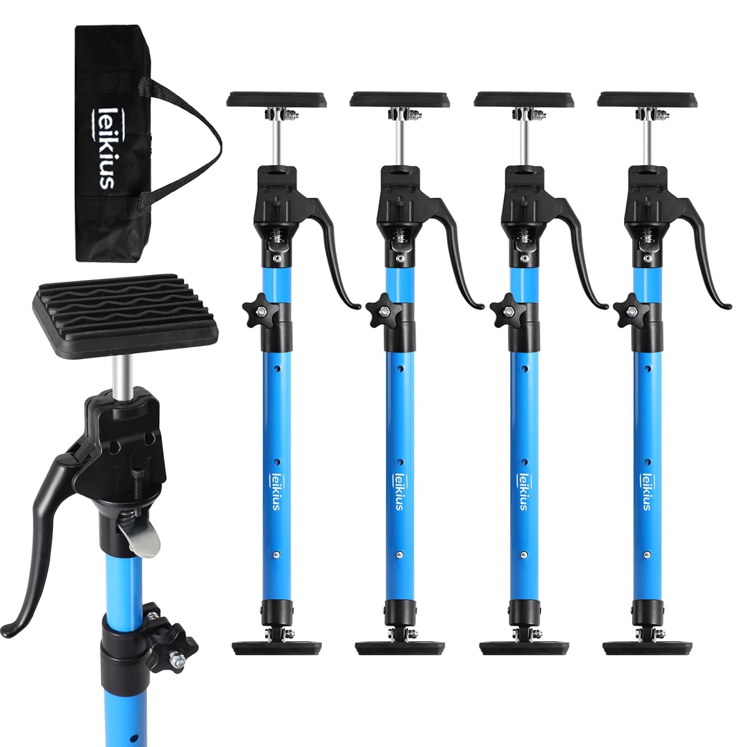 Cabinet Jacks for Installing Cabinets, Heavy Duty Third Hand Support Pole,Drywall Jack,Premium Support Pole,Telescopic Adj...