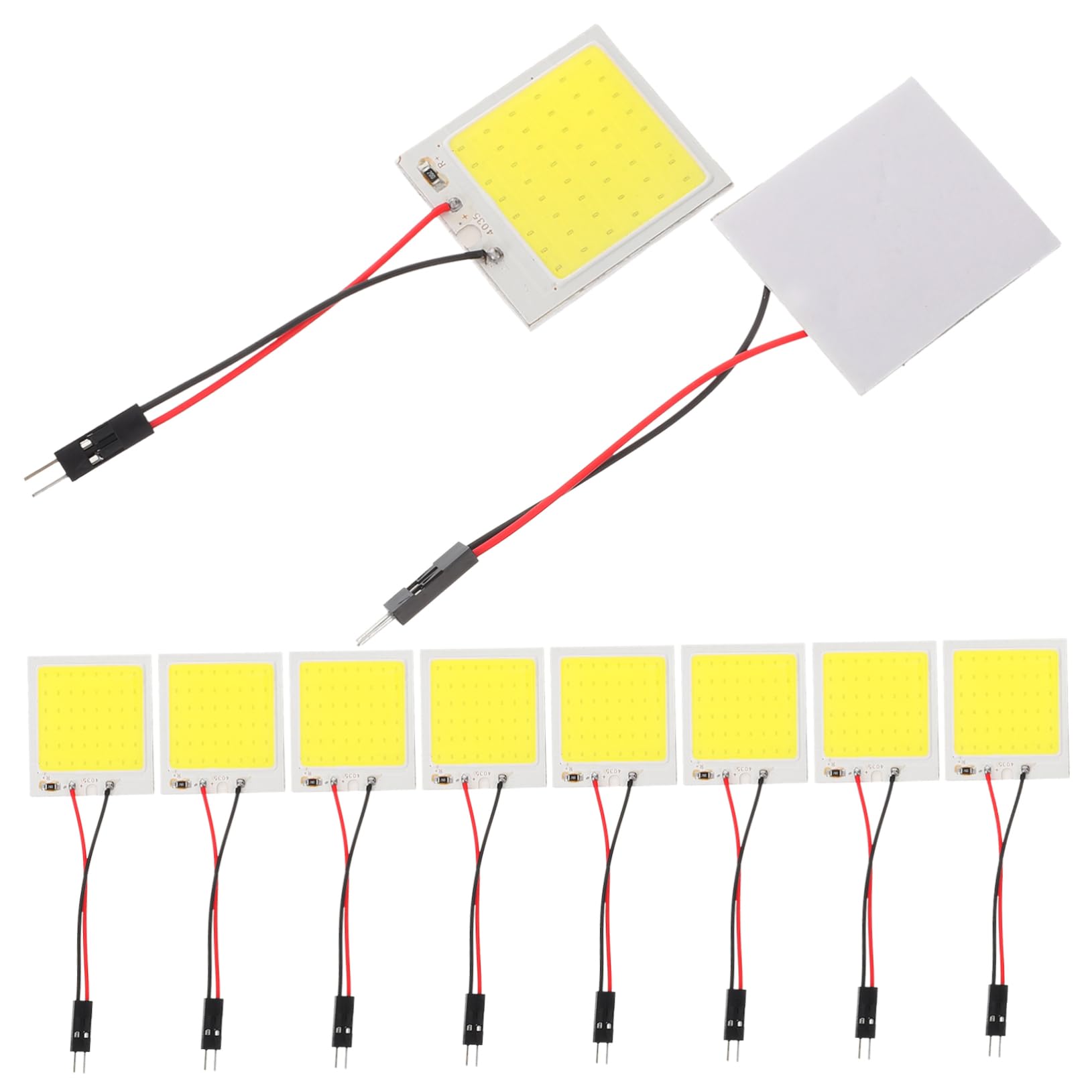Amosfun 5 Series Luz Led De Panel De Dome Interior Luz De Lectura Vehículos Y Camiones Leds Por Iluminación Brillante Y Duradera 10 Piezas X 5