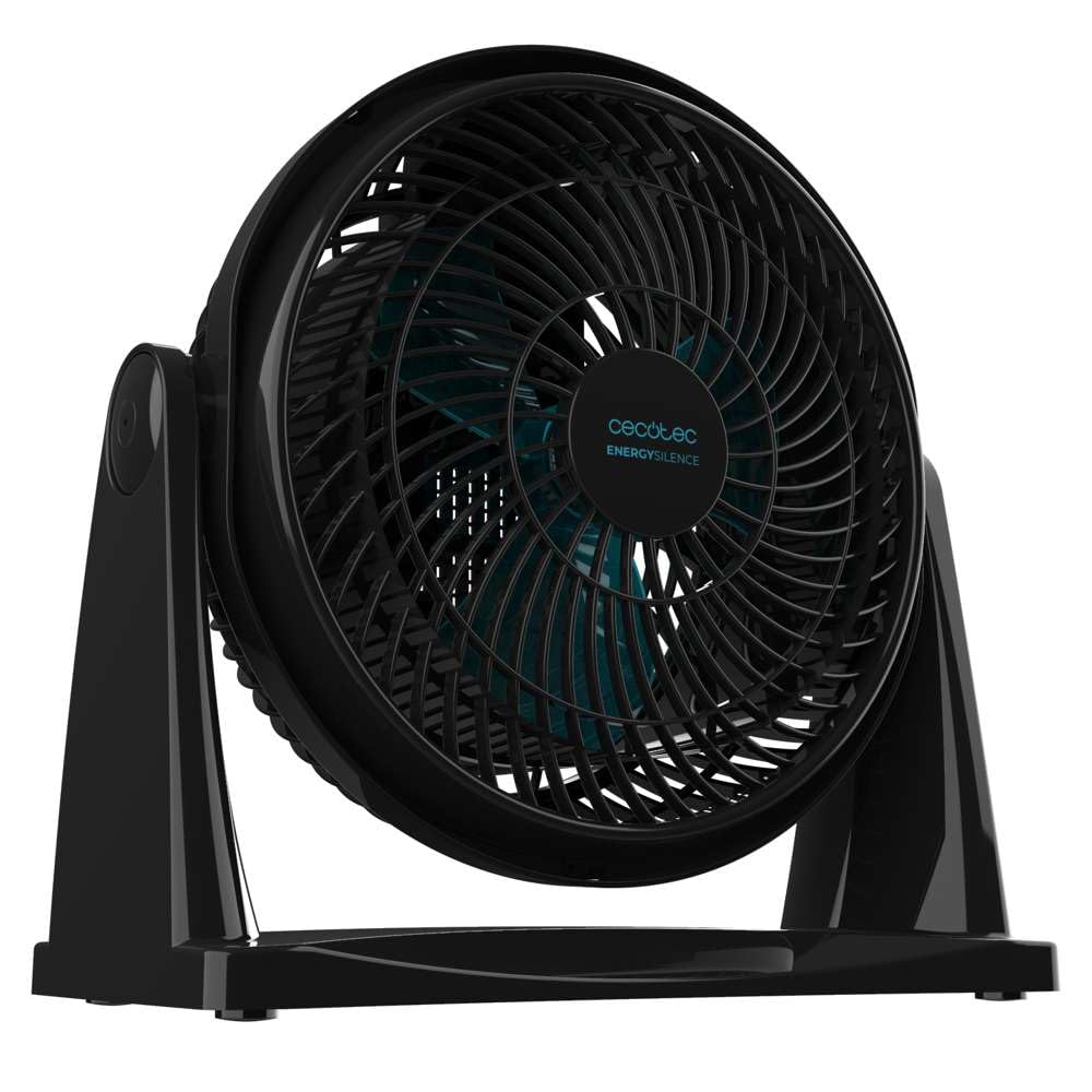 Cecotec Industrieller Bodenventilator EnergySilence 900 FloorFlow, 30 W, Durchmesser 22,6 cm, 2 Geschwindigkeiten, 3 aerodynamische Flügel, einfache Bedienung und maximale Sicherheit