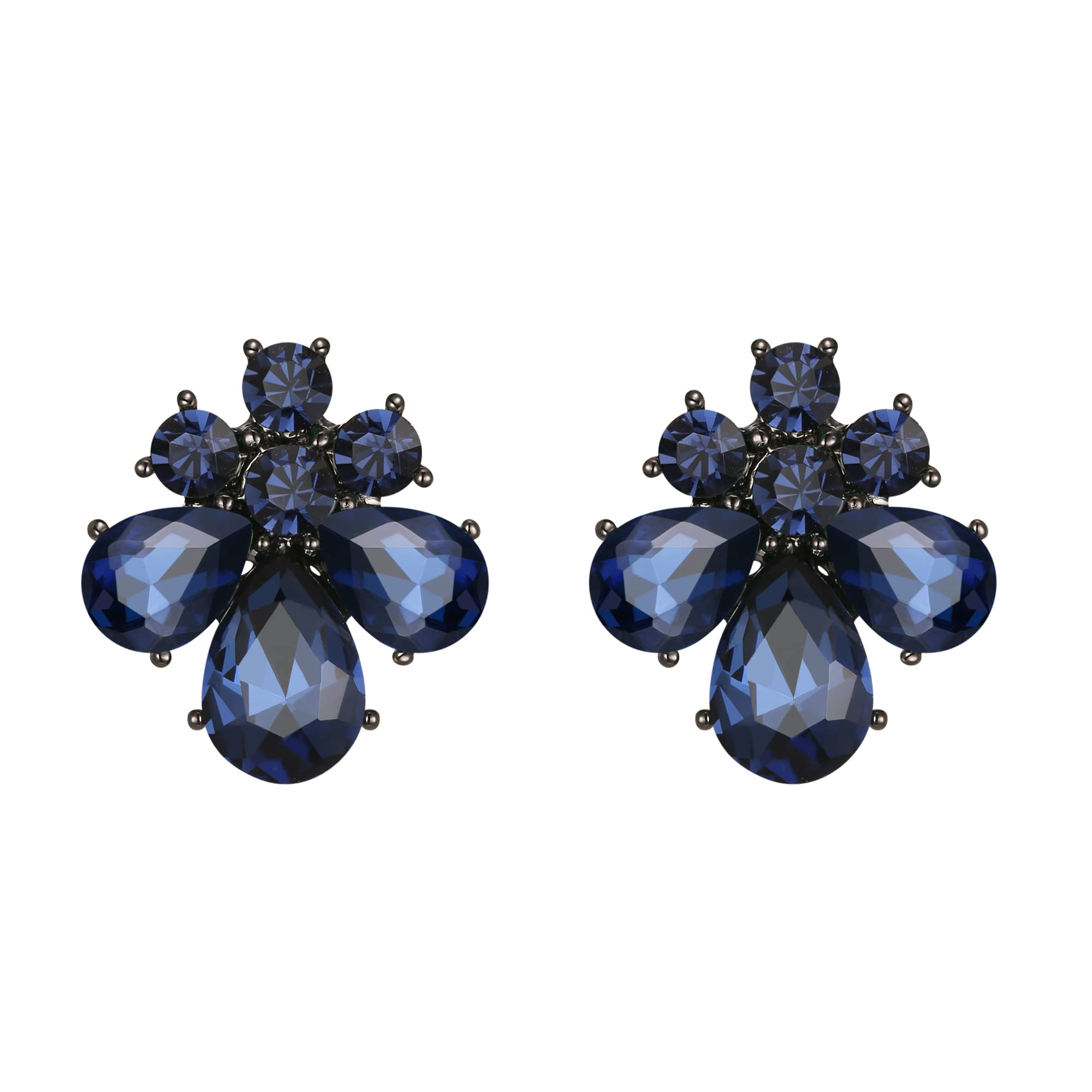 Boucles D'oreilles Faith En Argent Sterling Avec De Vraies