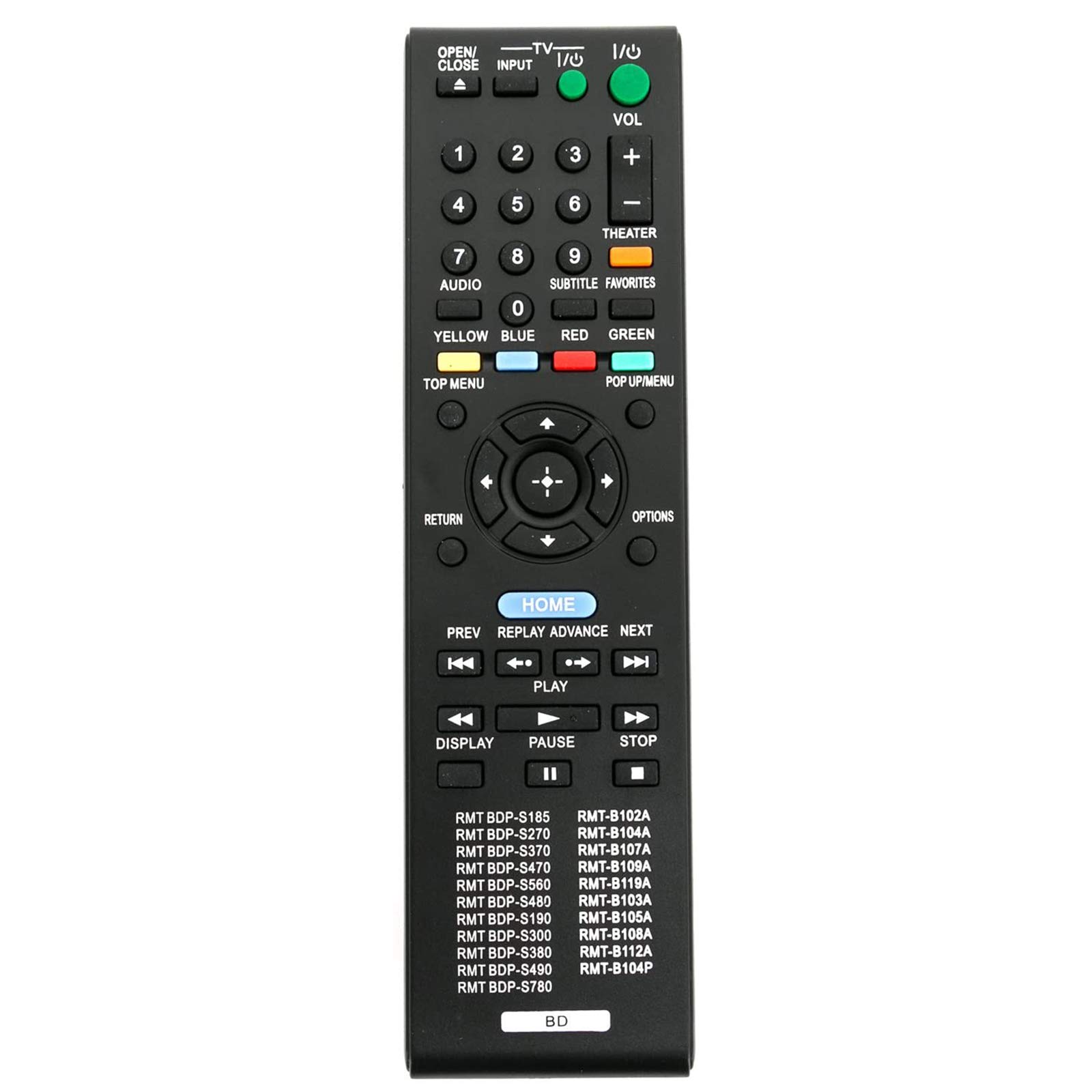 Allimity Universal Remote Control fit for Sony LCD LED TV BDP-S190 BDP-S300 BDP-S380 BDP-S490 BDP-S780 RMT-B102A RMT-B104A RMT-B107A RMT-B109A RMT-B103A RMT-B105A RMT-B108A RMT-B112A RMT-B104P (B08R3XBYRL) Amazon Price History, Amazon Price Tracker