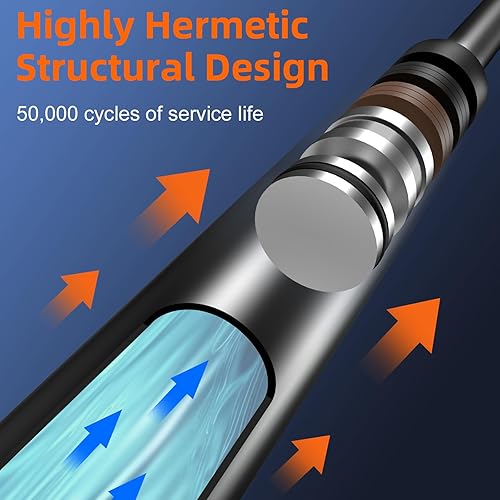 Miniatura 5 de Euplokeer C16-06389 Soporte de elevación de amortiguador de gas de 14 pulgadas, 24 lb107N, para ventana de carcasa de caravana, Snugtop, tapa de