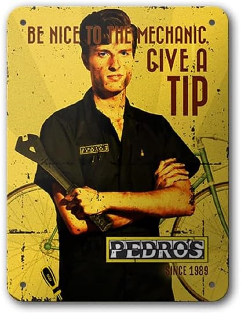 BE NICE TO THE MECH TIN PLATE, Black / Yellow