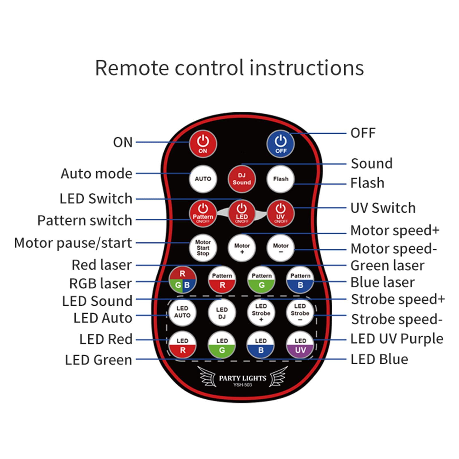 Jeux de Lumiere, Lumière DJ 21 Yeux LED Laser DMX Sonore Fête Disco Scène