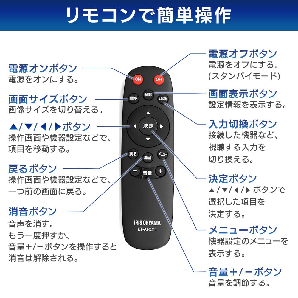 Amazon.co.jp: アイリスオーヤマ モニター 大型ディスプレイ 43インチ