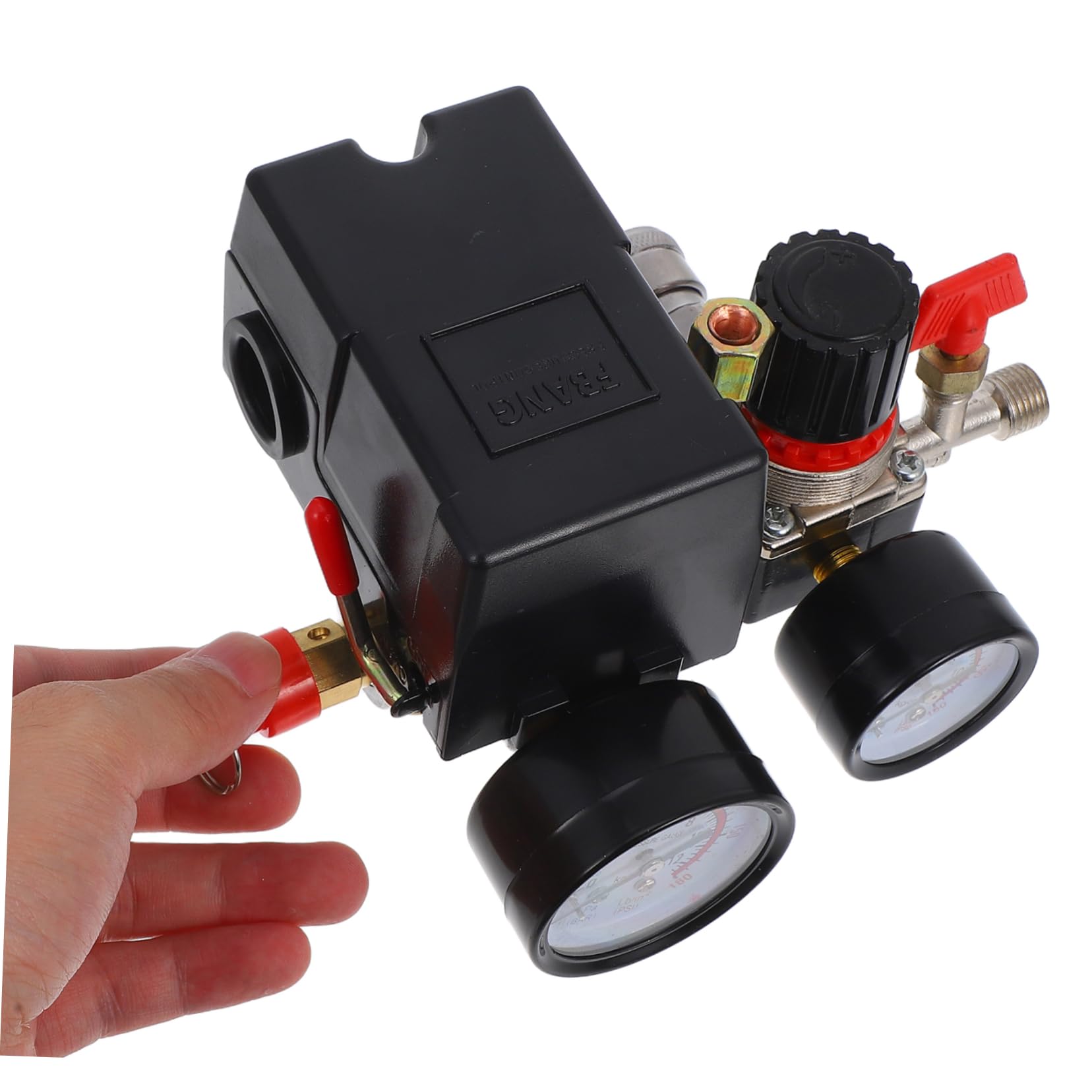Cabilock Repuestos Para Compresor De Aire Kit Completo Con Manómetro Regulador y Válvulas De Seguridad