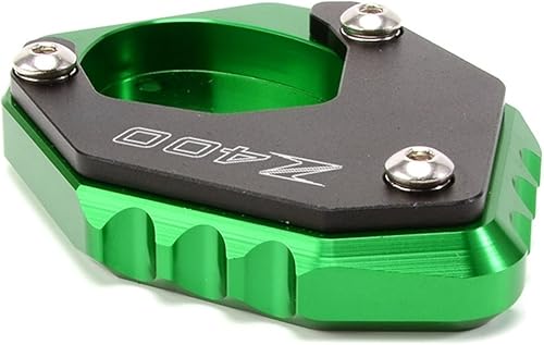Miniatura 5 de Aluminio CNC para Kawasaki VERSYS 650 Z400 Ninja 400 2021 2022 Soporte de pie ampliador de pie de motocicleta (color Versys 650 negro)